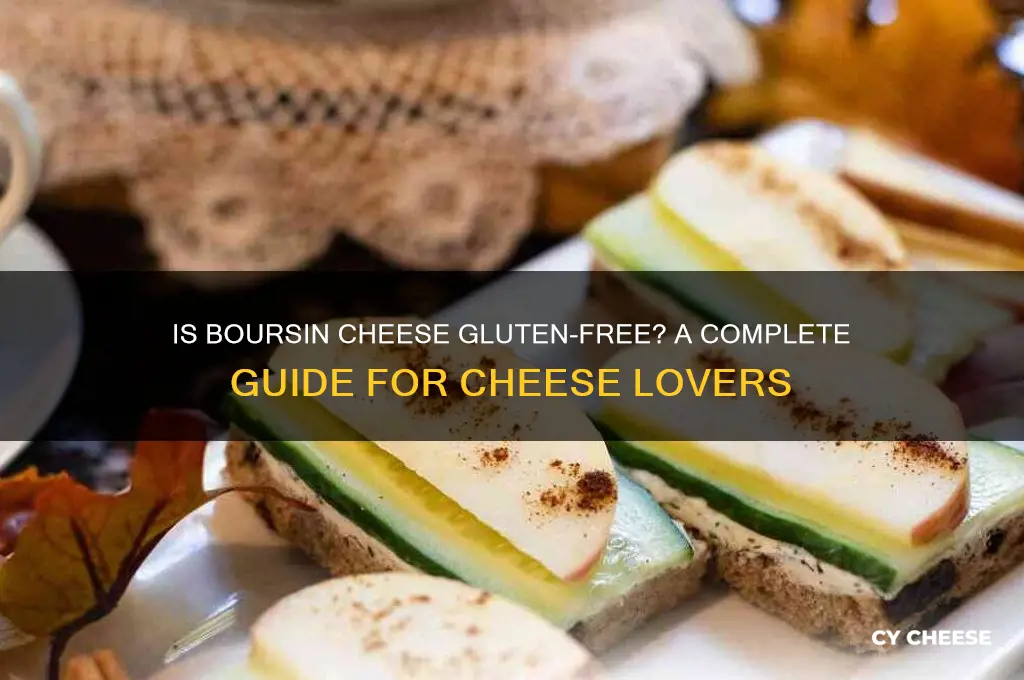 does boursin cheese have gluten