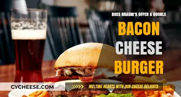Braum's Double Bacon Cheese Burger: Menu Availability and Details
