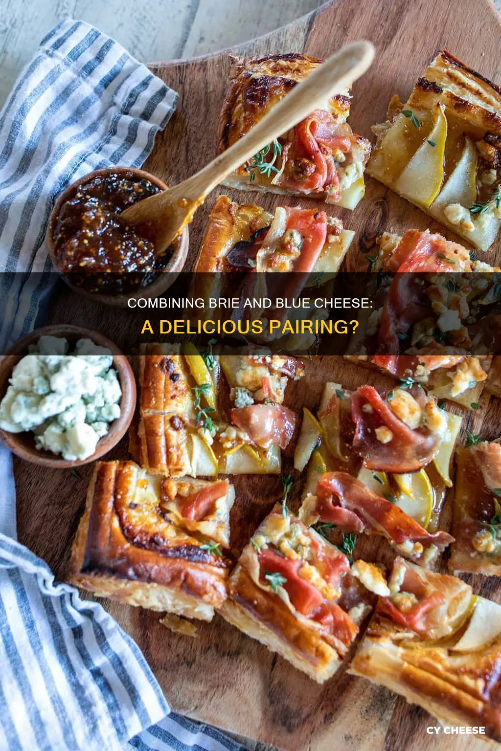 does brie and blue cheese go together