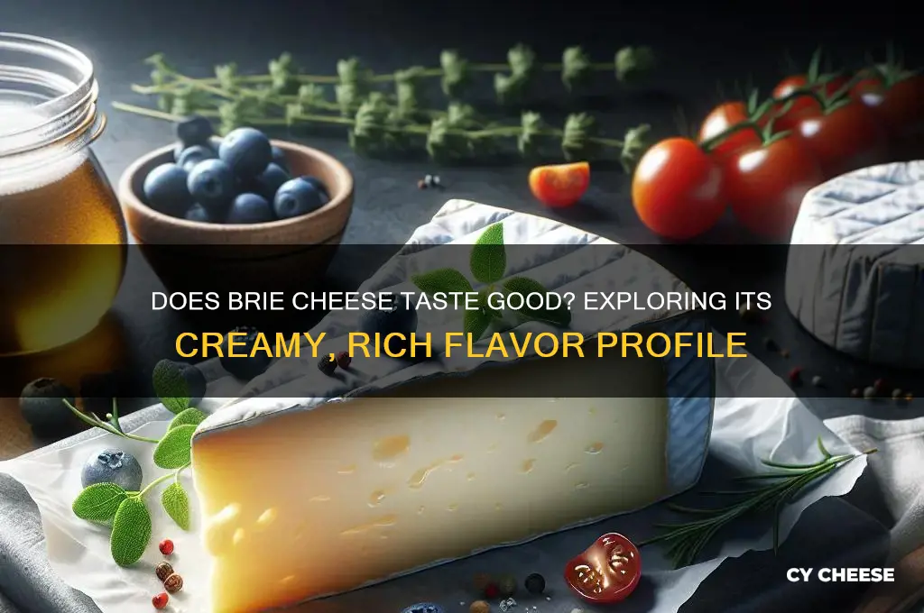 does brie cheese taste good