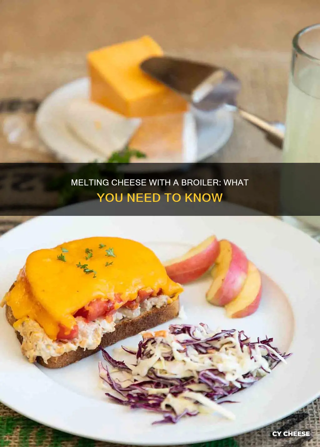 does broiler melt cheese