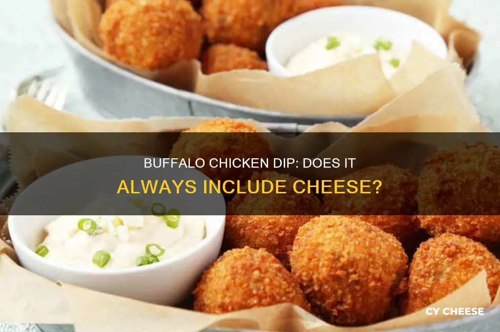 does buffalo chicken dip have cheese in it