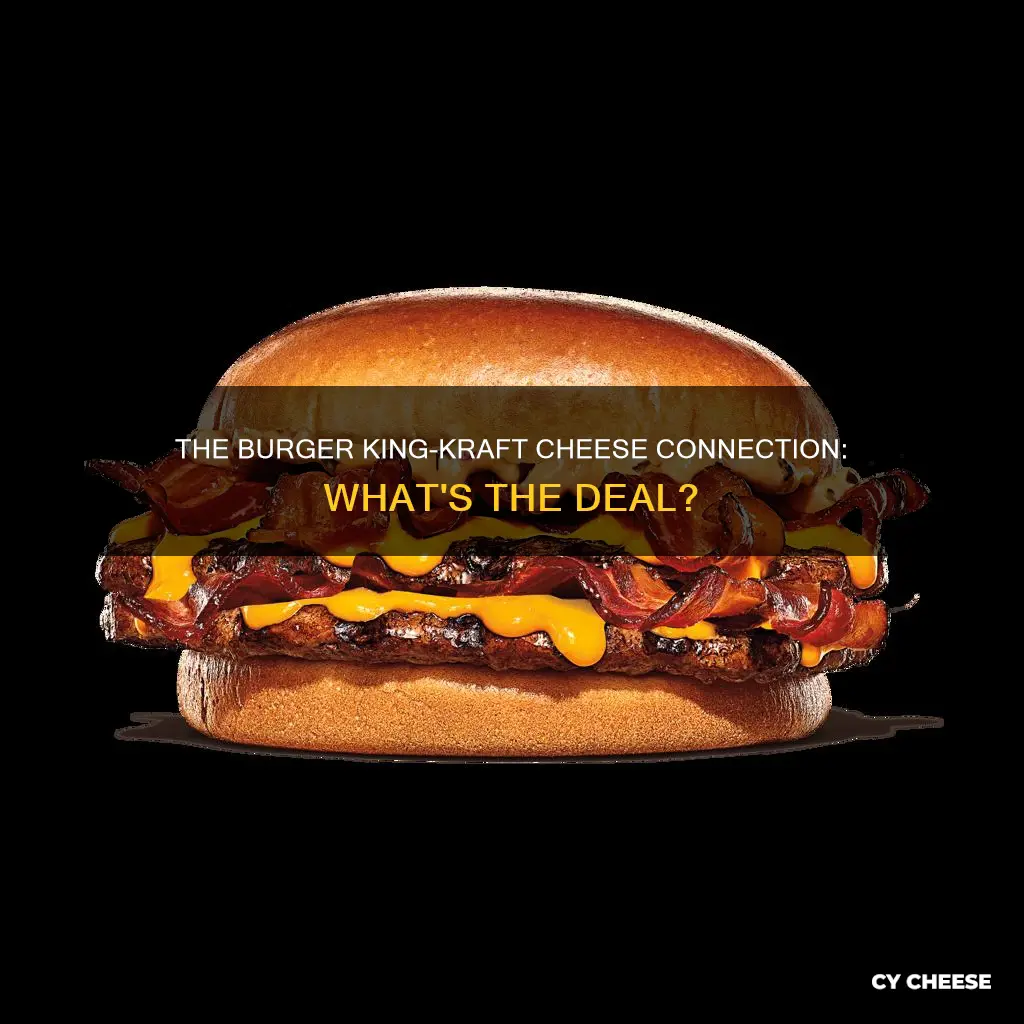 does burger king use kraft cheese