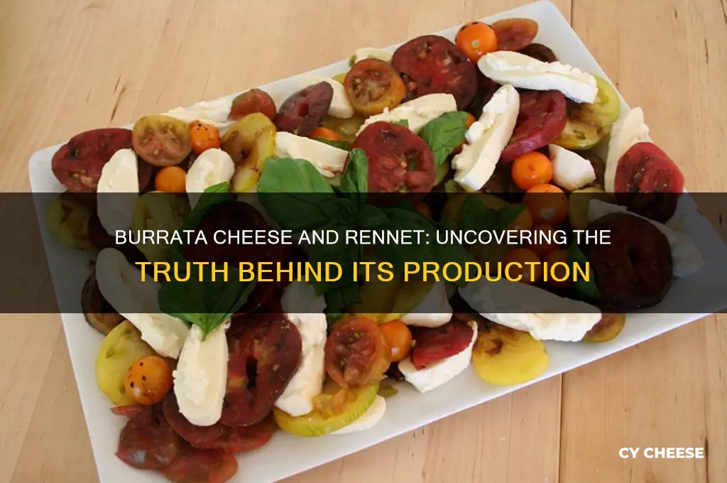 does burrata cheese have rennet