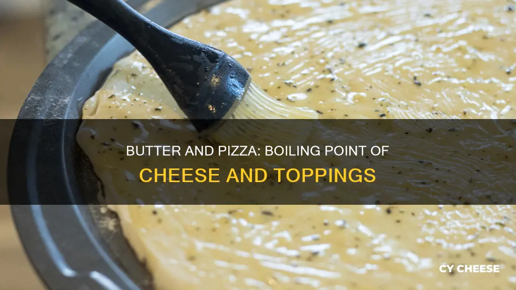 does butter boil out of pizza cheese