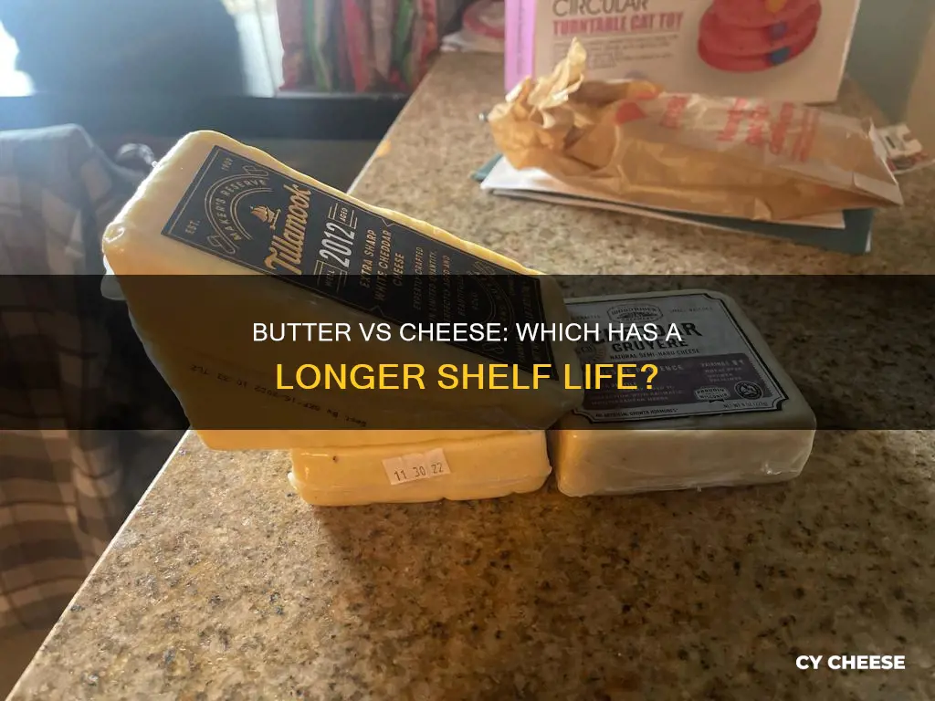 does butter last longer than cheese