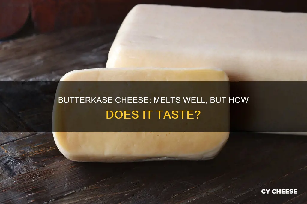 does butterkase cheese melt well