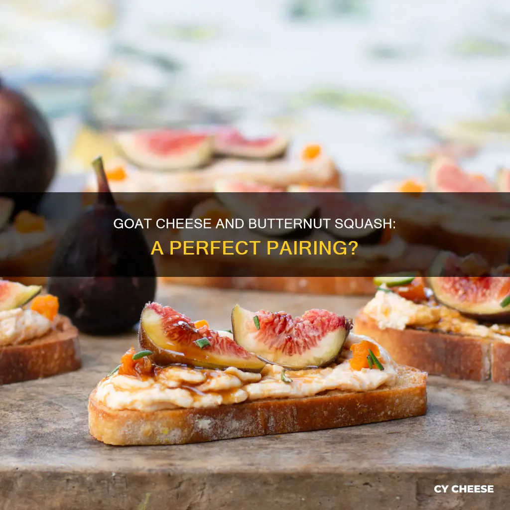 does butternut squash go well with goat cheese