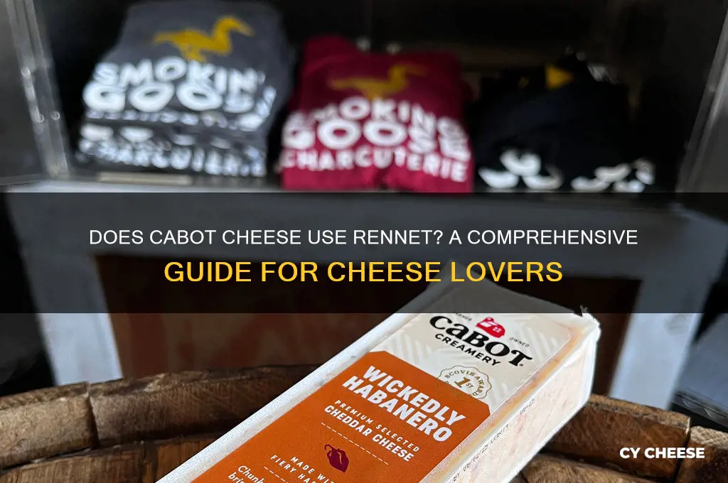 does cabot cheese have rennet