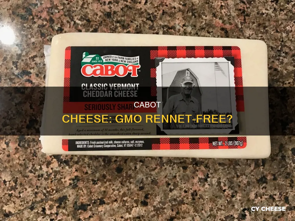 does cabot cheese use gmo rennet