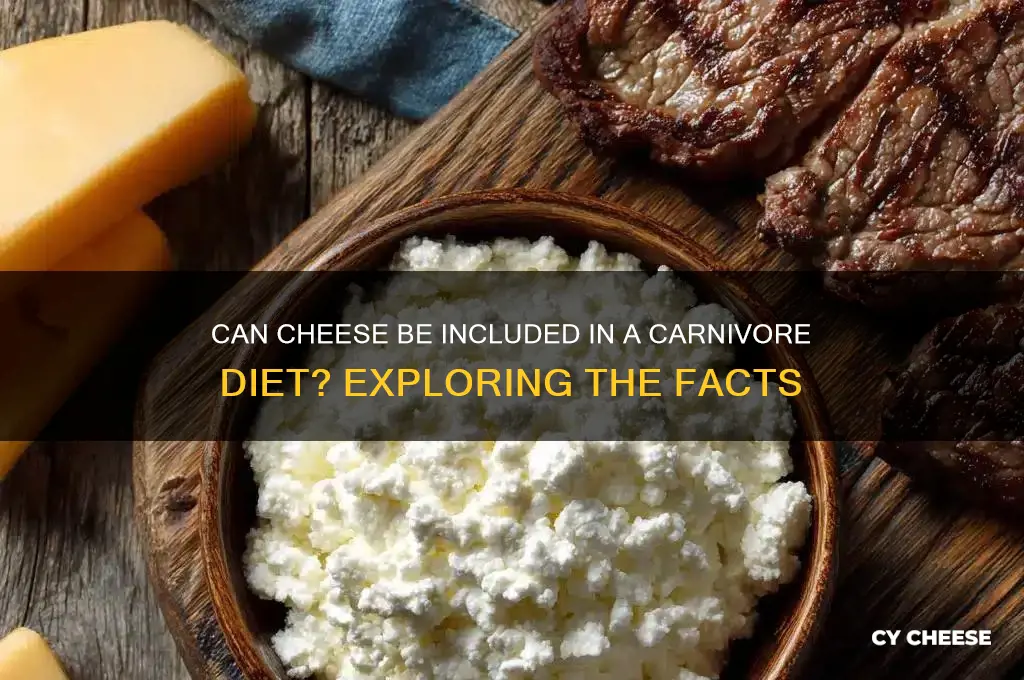 does carnivore diet include cheese