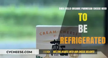 Cello Organic Parmesan Cheese: Refrigerate or Not?