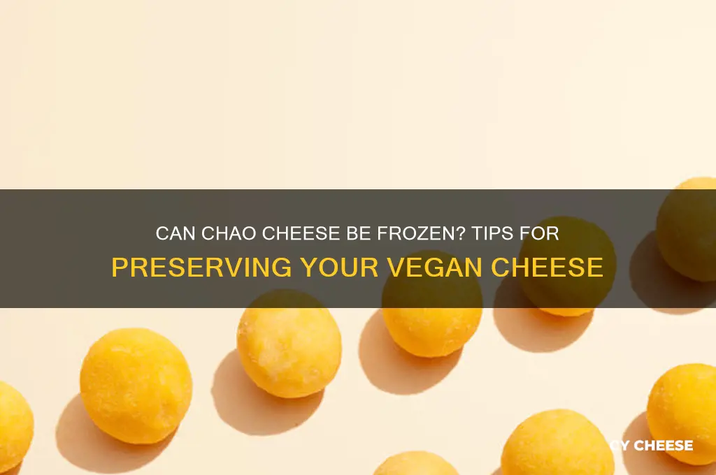 does chao cheese freeze