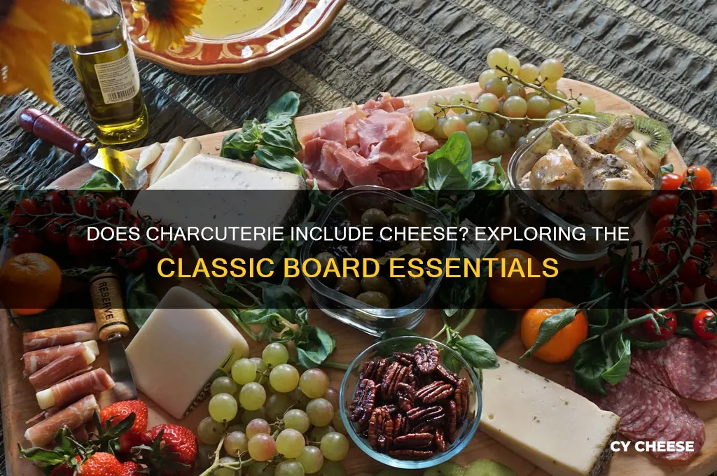 does charcuterie include cheese