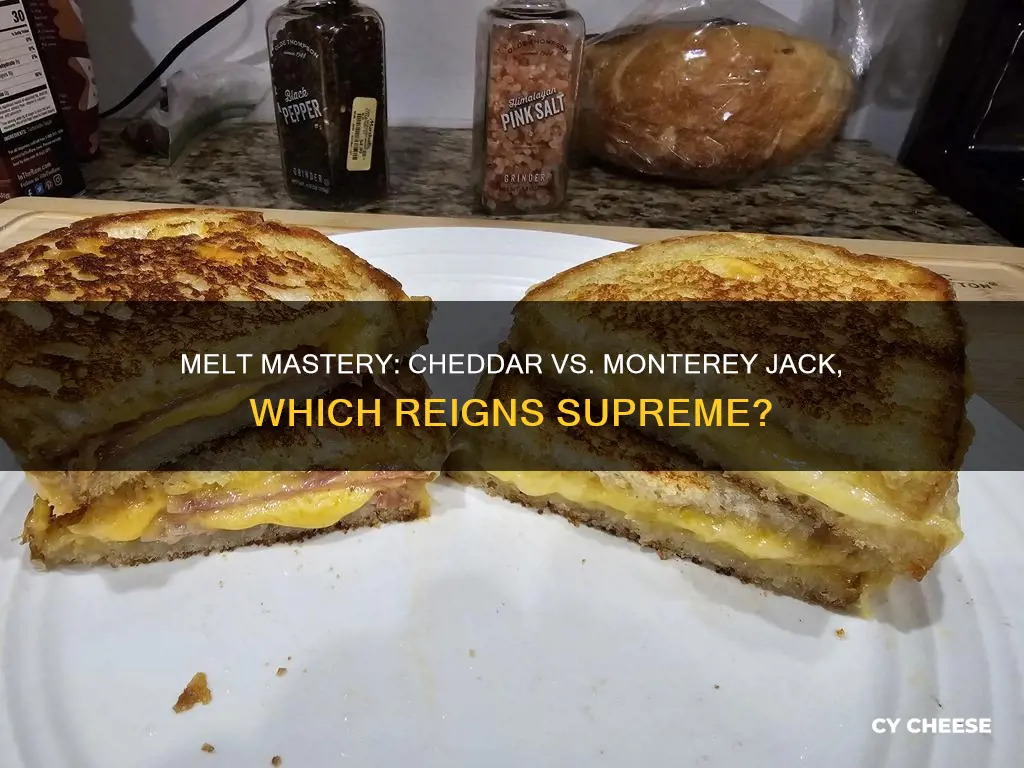 does cheddar and monteray jack cheese melt