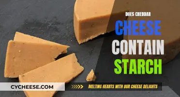 Cheddar Cheese: Starch-Free or Not? Unraveling the Mystery