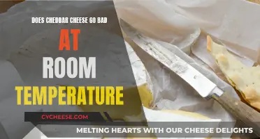 Cheddar's Room Temperature Fate: Does It Go Bad?