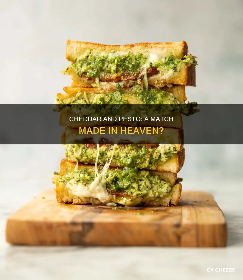 does cheddar cheese go with pesto