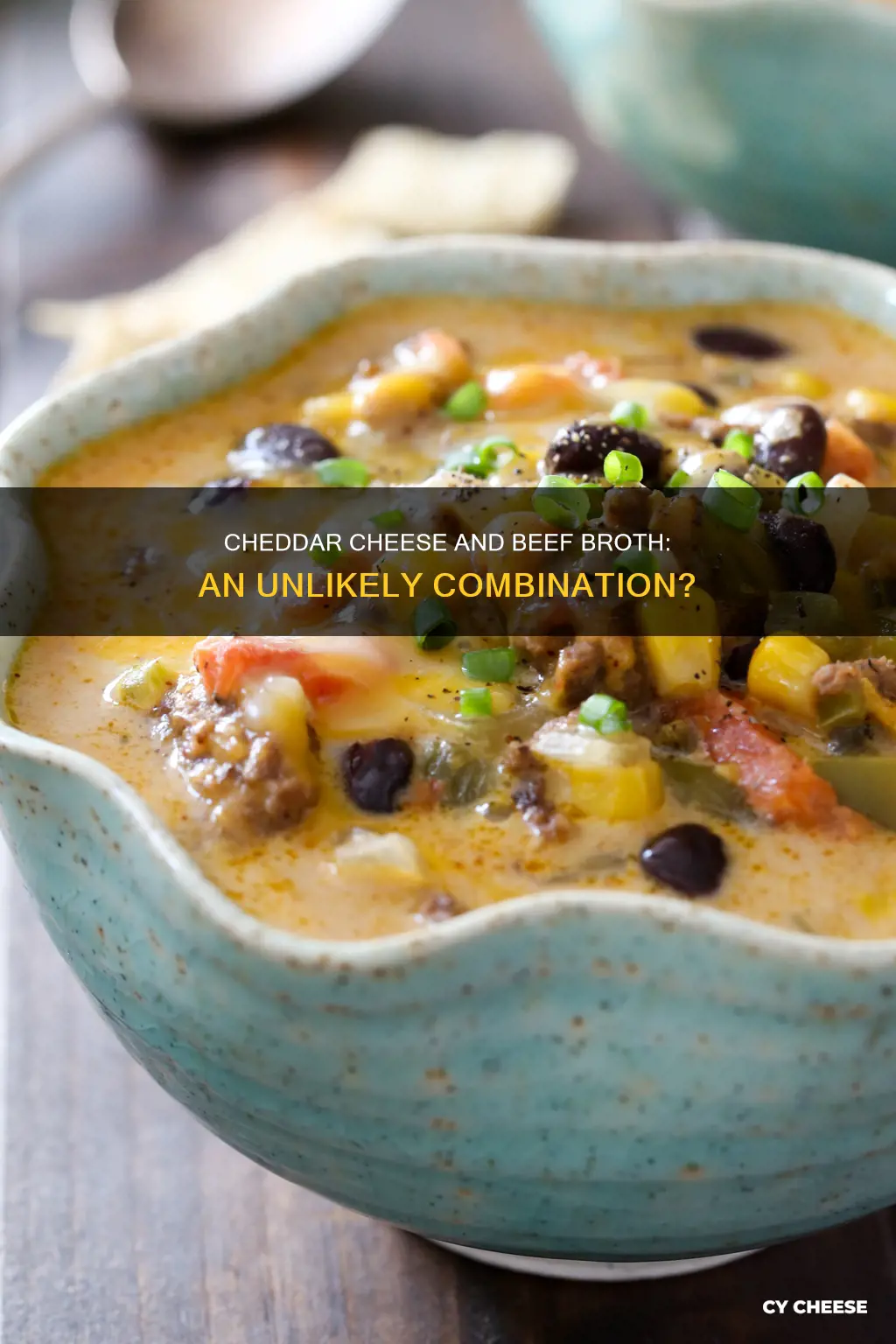 does cheddar cheese have beef broth