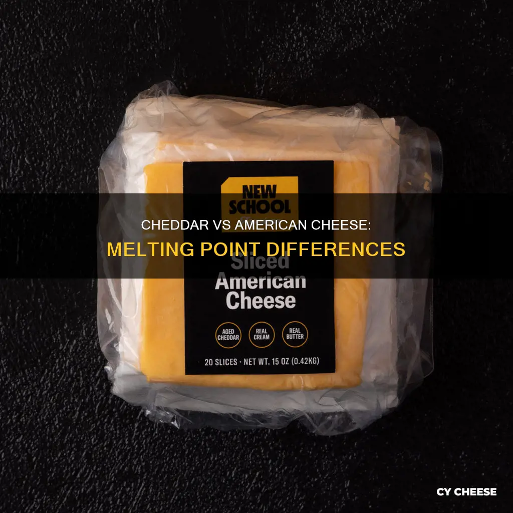 does cheddar cheese melt like american cheese