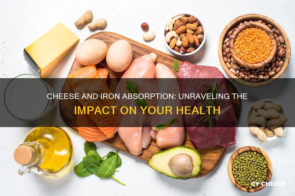does cheese affect iron absorption