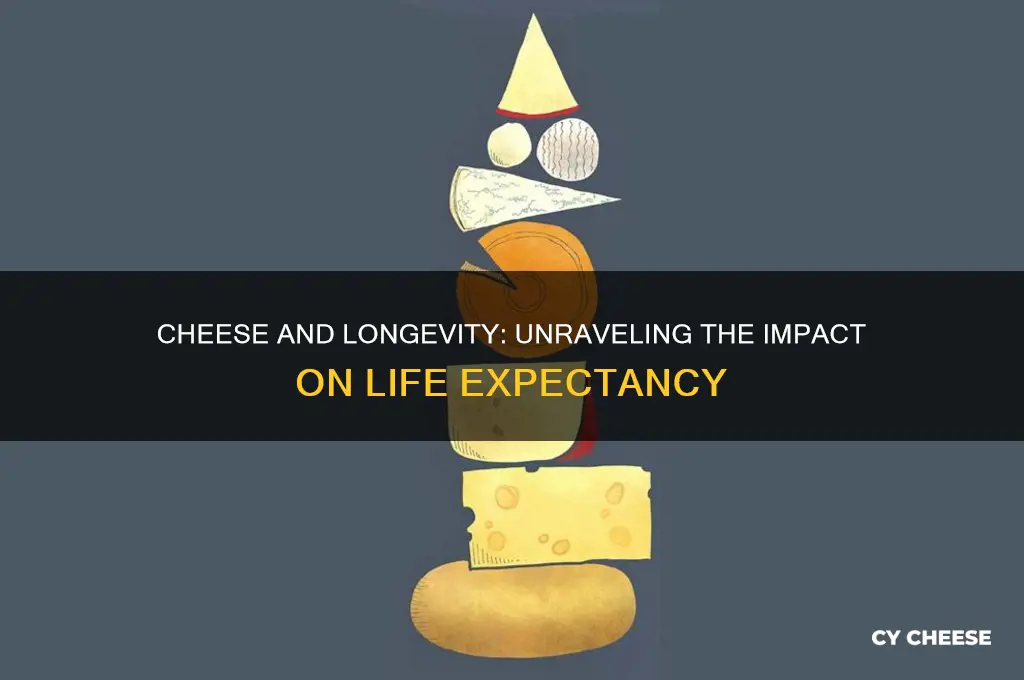 does cheese affect life expectancy