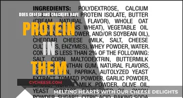 Cheese and Crackers: Uncovering Their Protein Content and Nutritional Value
