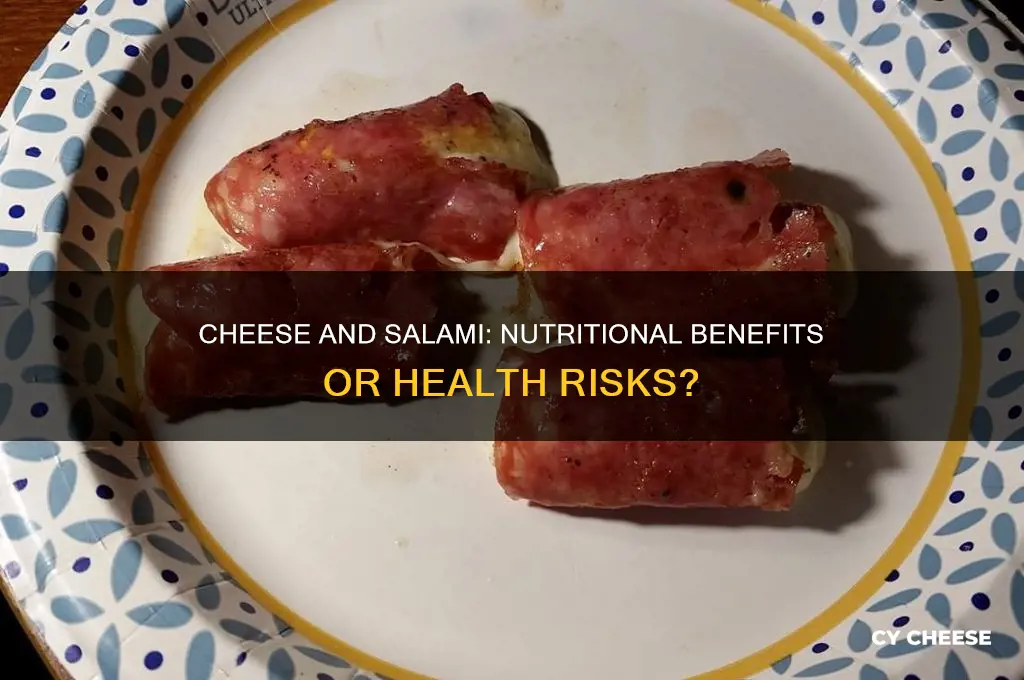 does cheese and salami help the human body