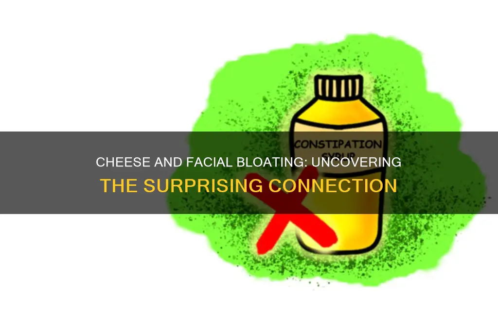 does cheese cause face bloating