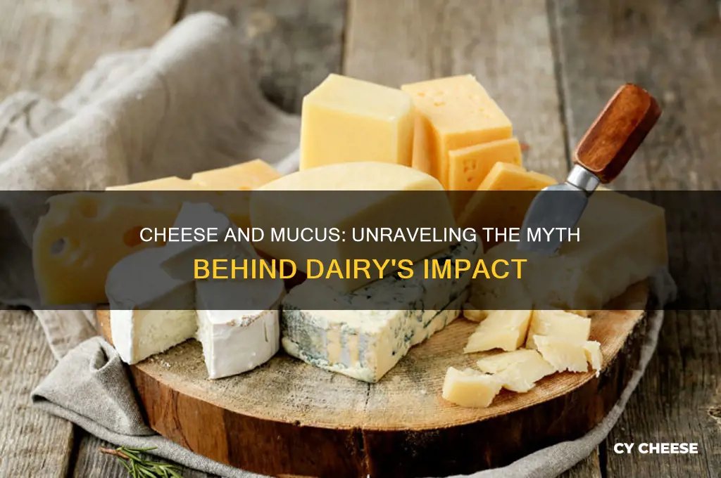 does cheese cause more mucus