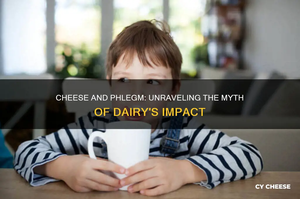 does cheese cause more phlegm