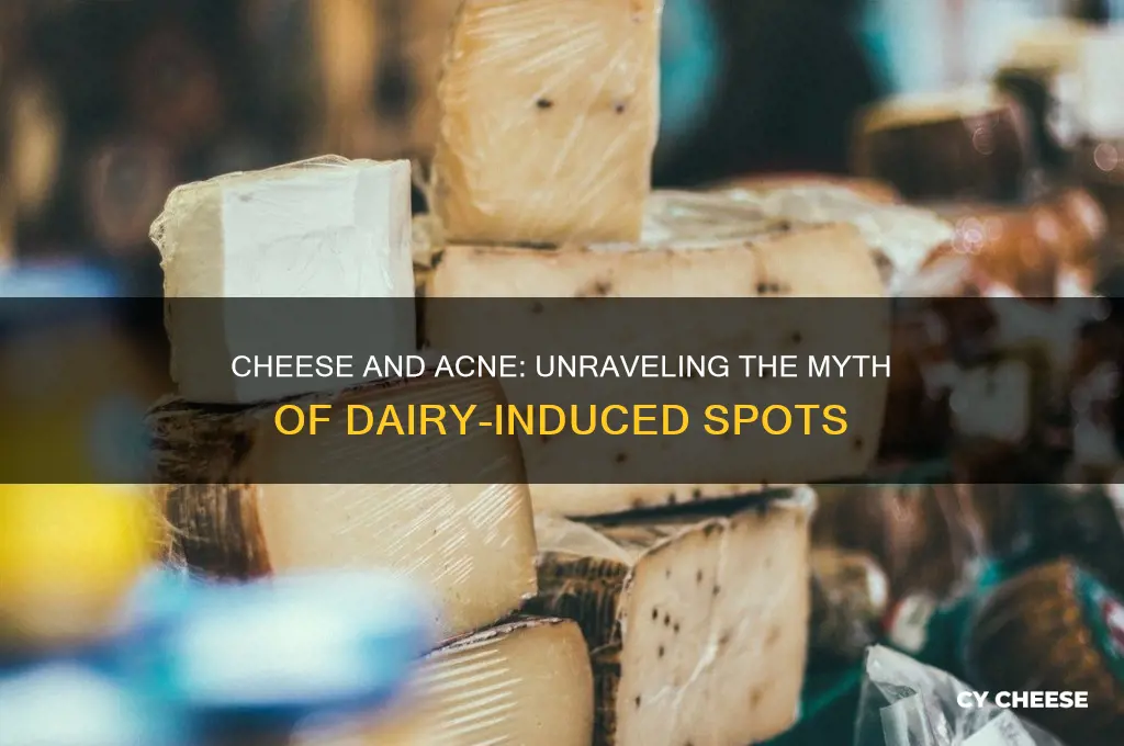 does cheese cause spots