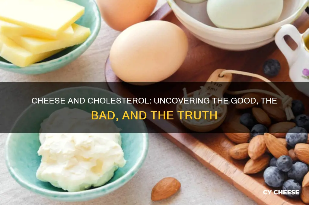 does cheese contain any good or bad cholesterol