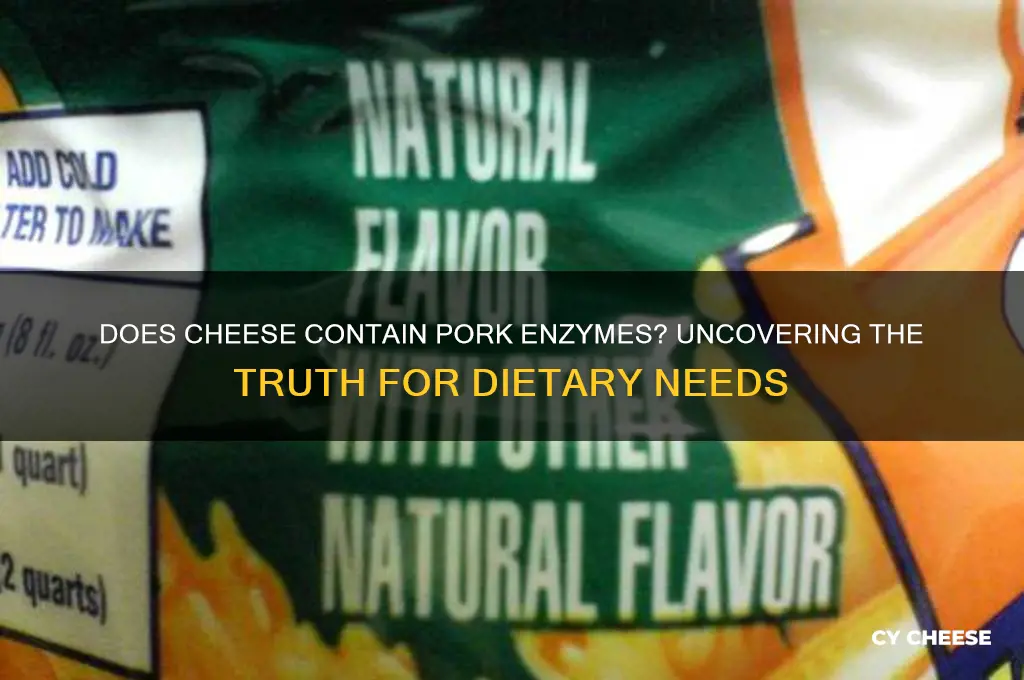 does cheese contain pork enzymes