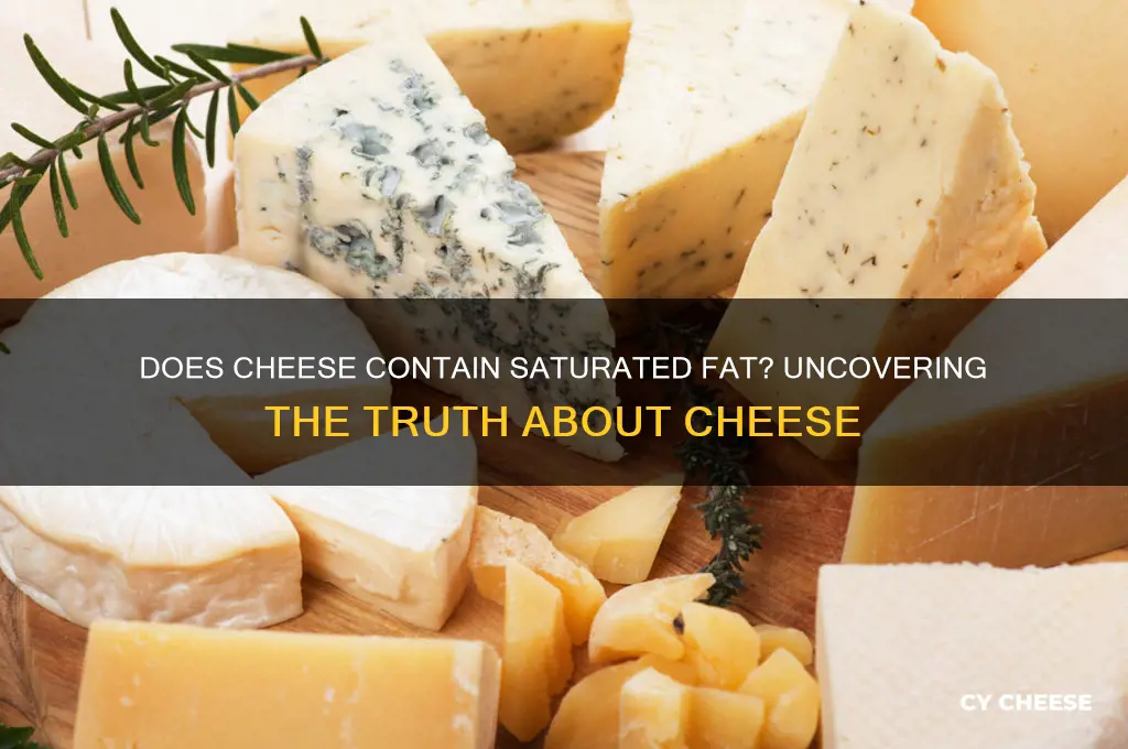 does cheese contain saturated fat
