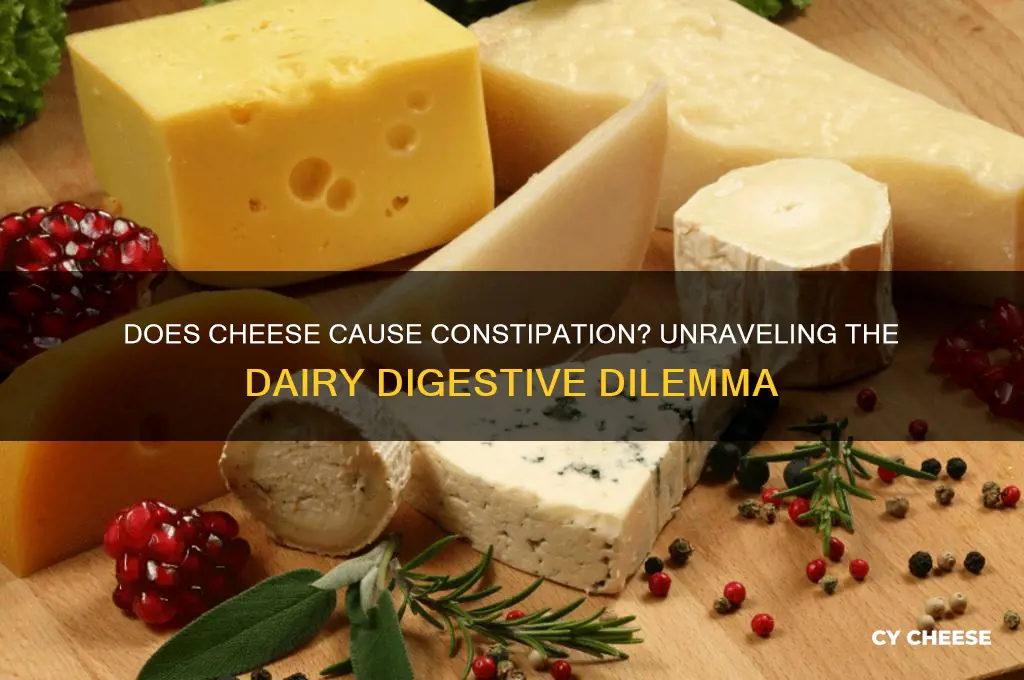 does cheese contripate you