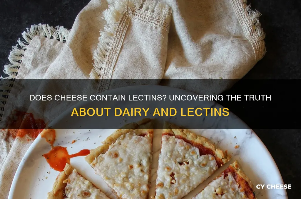does cheese contsin lectins
