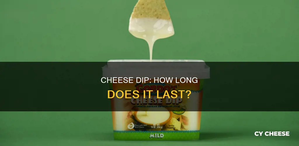 does cheese dip go bad