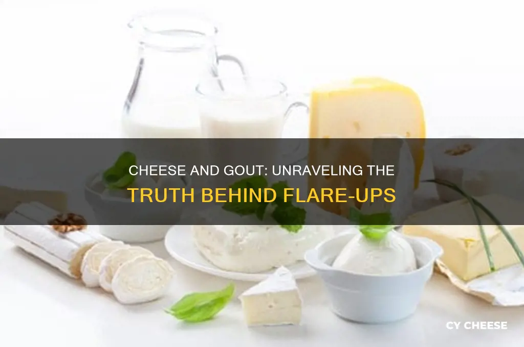 does cheese flare up gout