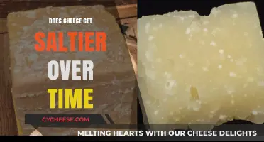 Cheese Aging: Saltier or Not?