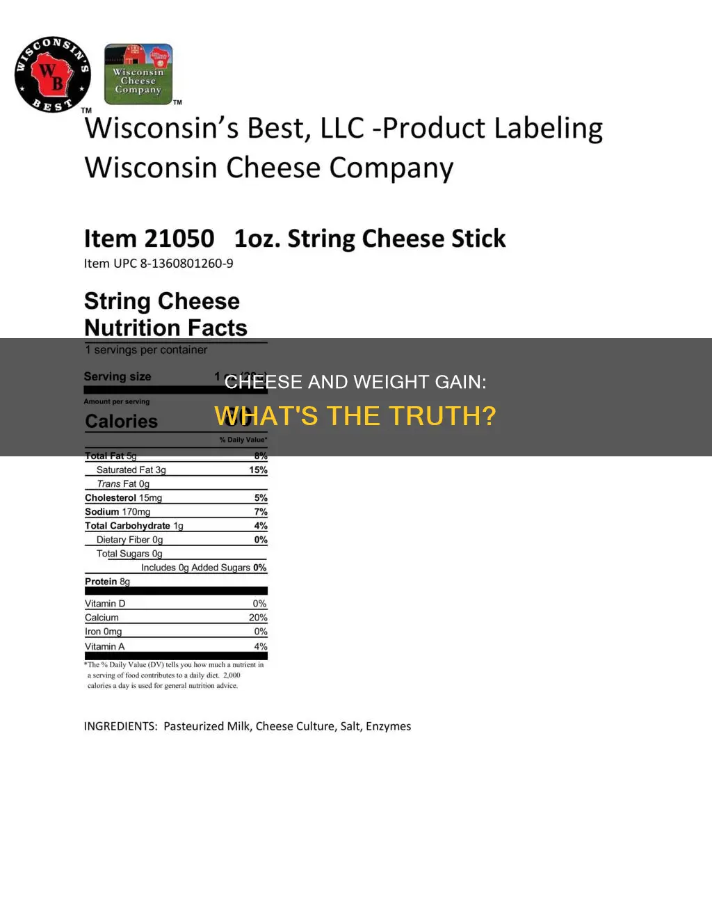 does cheese get u fat