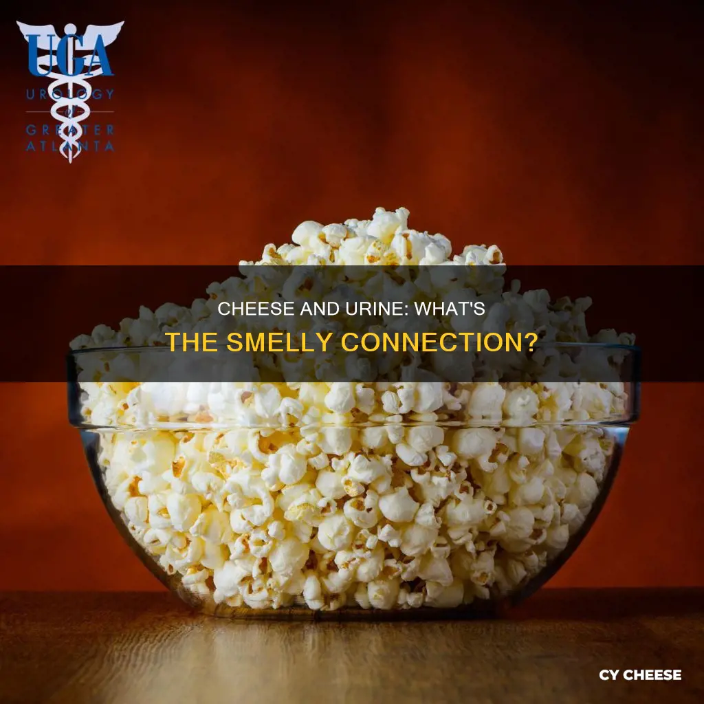 does cheese give bad smell in urine
