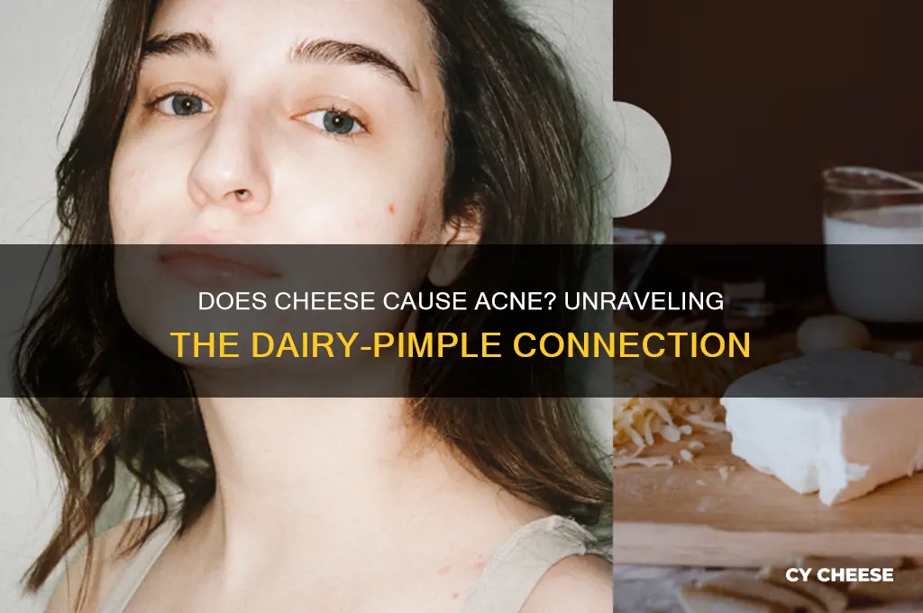 does cheese give pimples