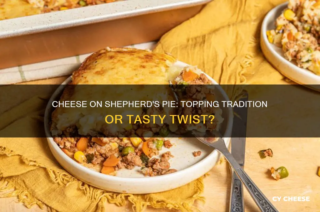 does cheese go on top of shepherd