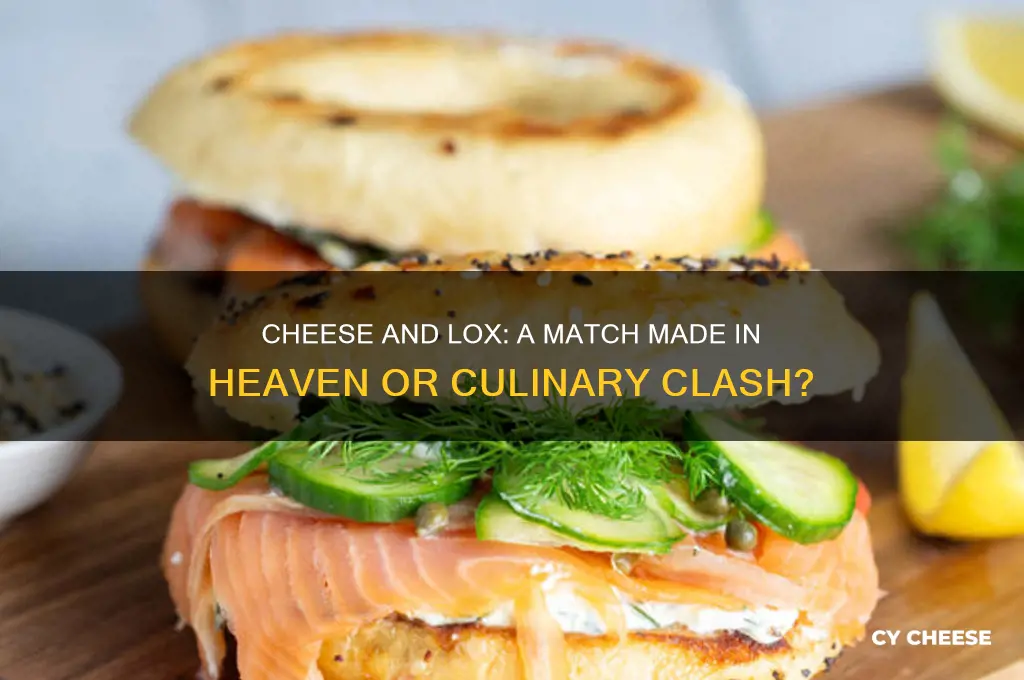 does cheese go with lox