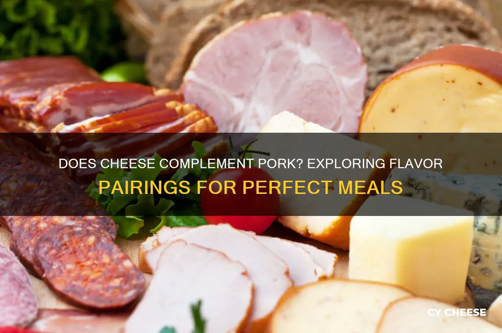 does cheese go with pork