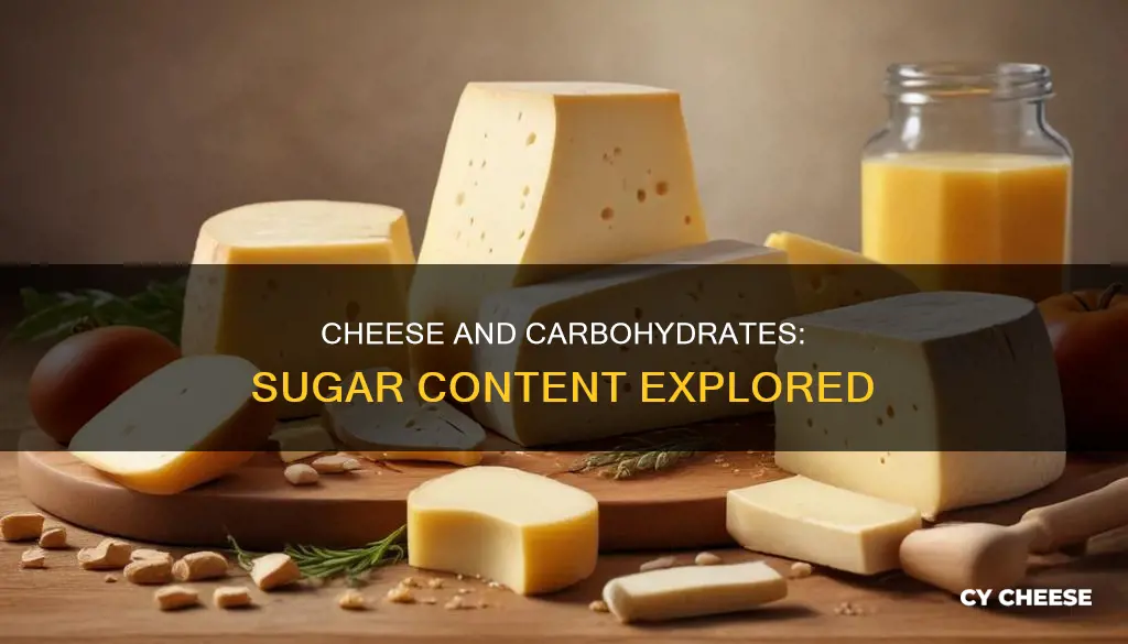 does cheese have carbs or sugar
