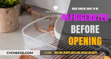 Does Cheese Need Refrigeration Before Opening? A Storage Guide