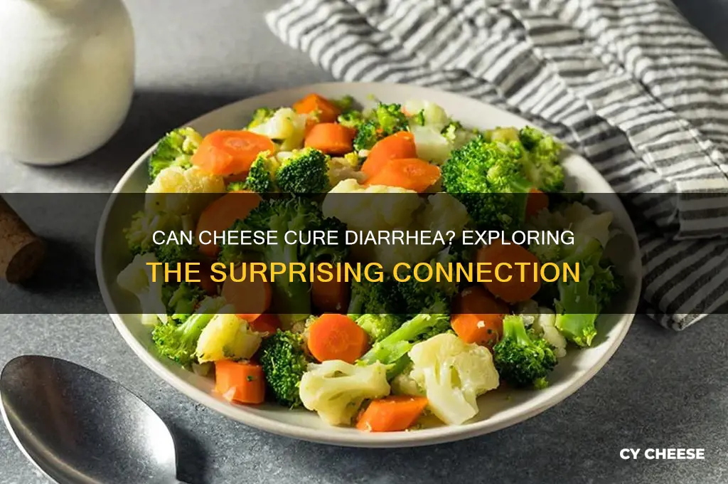does cheese help stop diahrrea