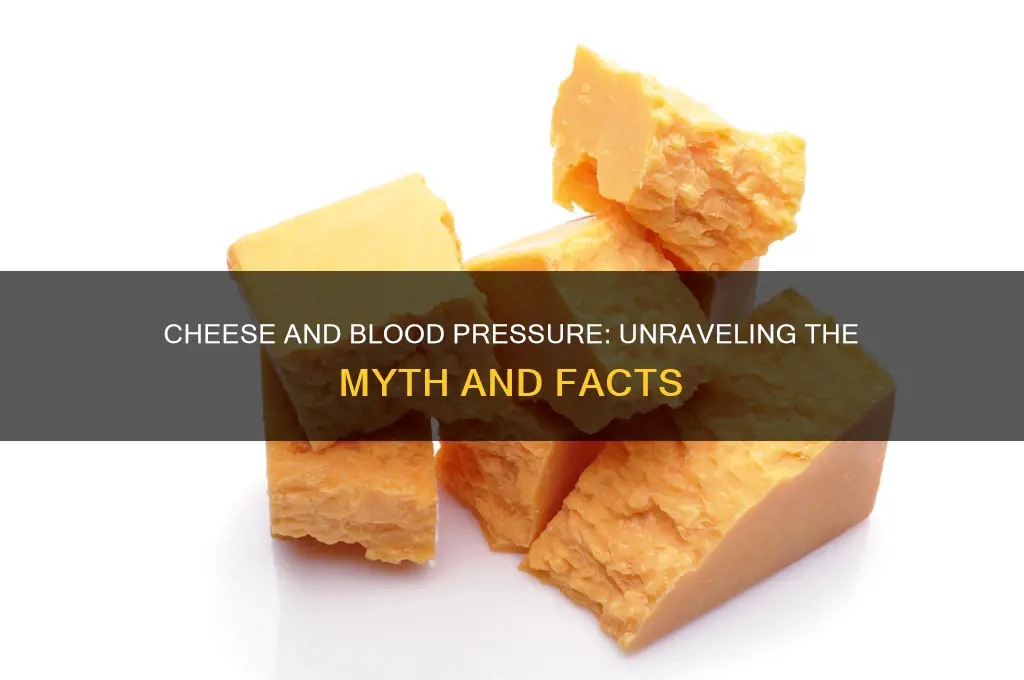 does cheese increase blood pressure